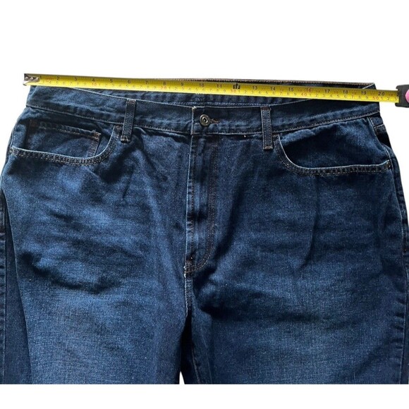 Nautica Men's Straight Stretch Navy Blue Jeans CA 07415 RN 67835 40 x 32 - Picture 4 of 4